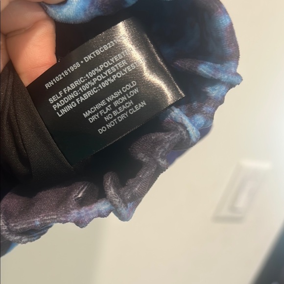 Dolls Kill corpse Bride quilted hooded Blue Butterfly Jacket small women’s - Picture 5 of 6